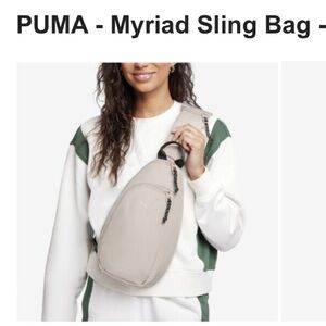 PUMA MYRIAD (LIGHT BEIGE) SLING BAG!